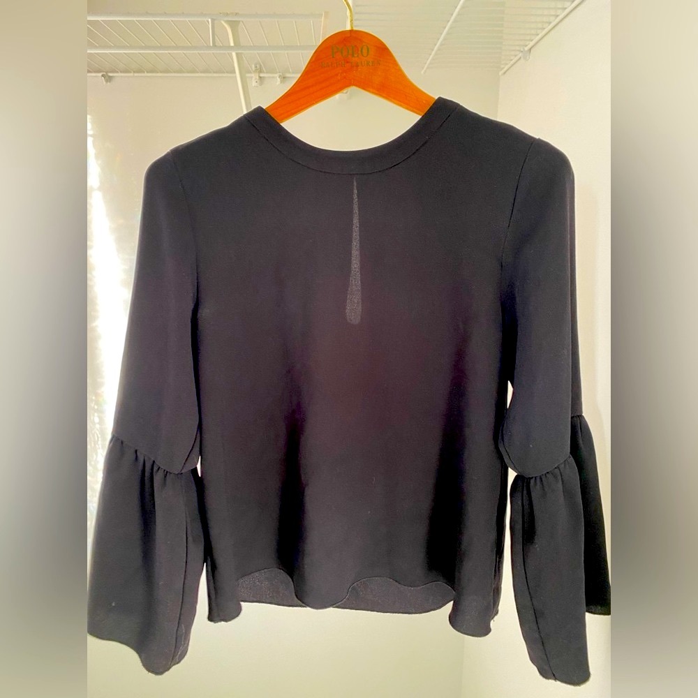 Aritzia black blouse
